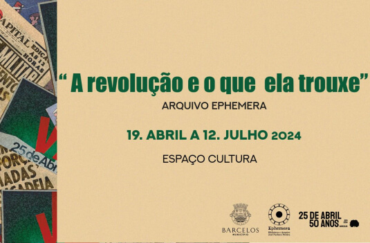 Imagem de Capa do Evento “A revolução e o que ela trouxe”, da EPHEMERA – Biblioteca e Arquivo de José Pacheco Pereira