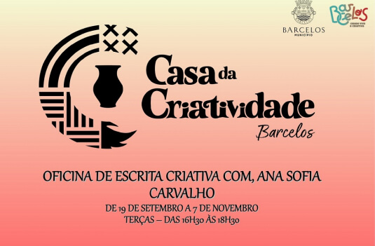 Imagem de Capa do Evento OFICINA DE ESCRITA CRIATIVA COM ANA SOFIA CARVALHO