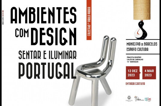 Imagem de Capa do Evento  “Ambientes com Design – Sentar e Iluminar Portugal” - obras da coleção Paulo Parra