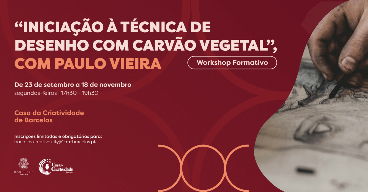 Imagem de Capa do Evento Iniciação à Técnica de Desenho com Carvão Vegetal