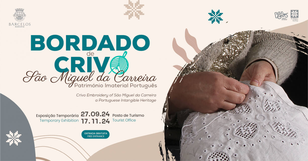 Imagem de Capa do Evento Bordado de Crivo de S. Miguel da Carreira – Património Imaterial Português