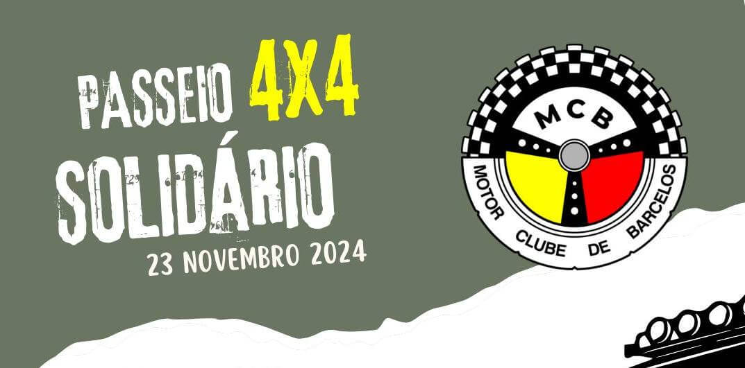 Imagem de Capa do Evento PASSEIO SOLIDÁRIO 4x4 - Motor Clube de Barcelos