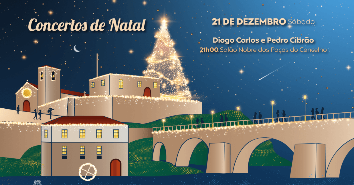 Imagem de Capa do Evento A Magia do Natal - Concerto Diogo Carlos e Pedro Cibrão