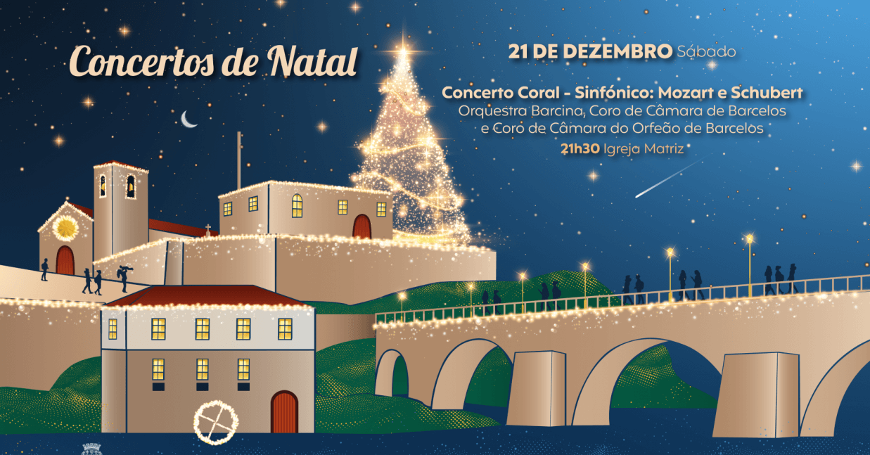 Imagem de Capa do Evento A Magia do Natal - Concerto Coral - Sinfónico: Mozart e Schubert