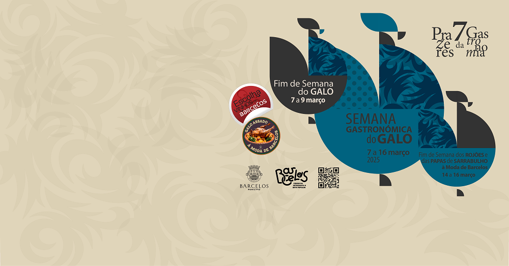 Imagem de Capa do Evento Semana Gastronómica do Galo e Fim de Semana dos Rojões e das Papas de Sarrabulho à Moda de Barcelos