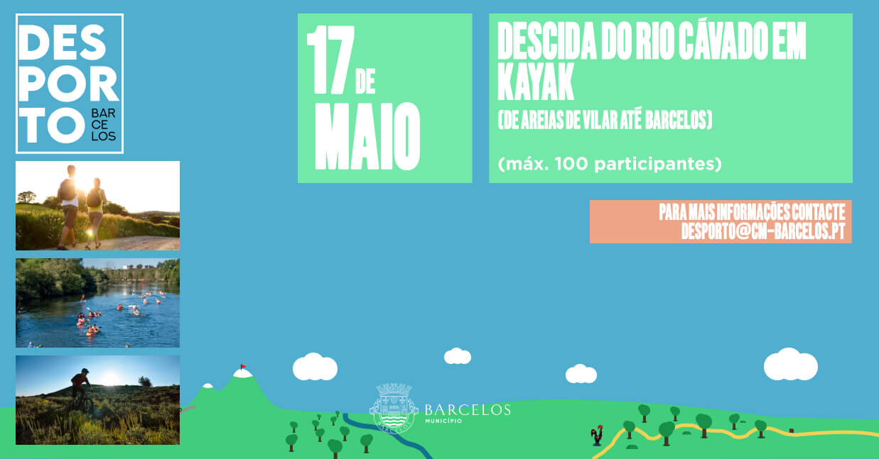 Imagem de Capa do Evento Descida do Rio Cávado em Kayak | Areias de Vilar - Barcelos
