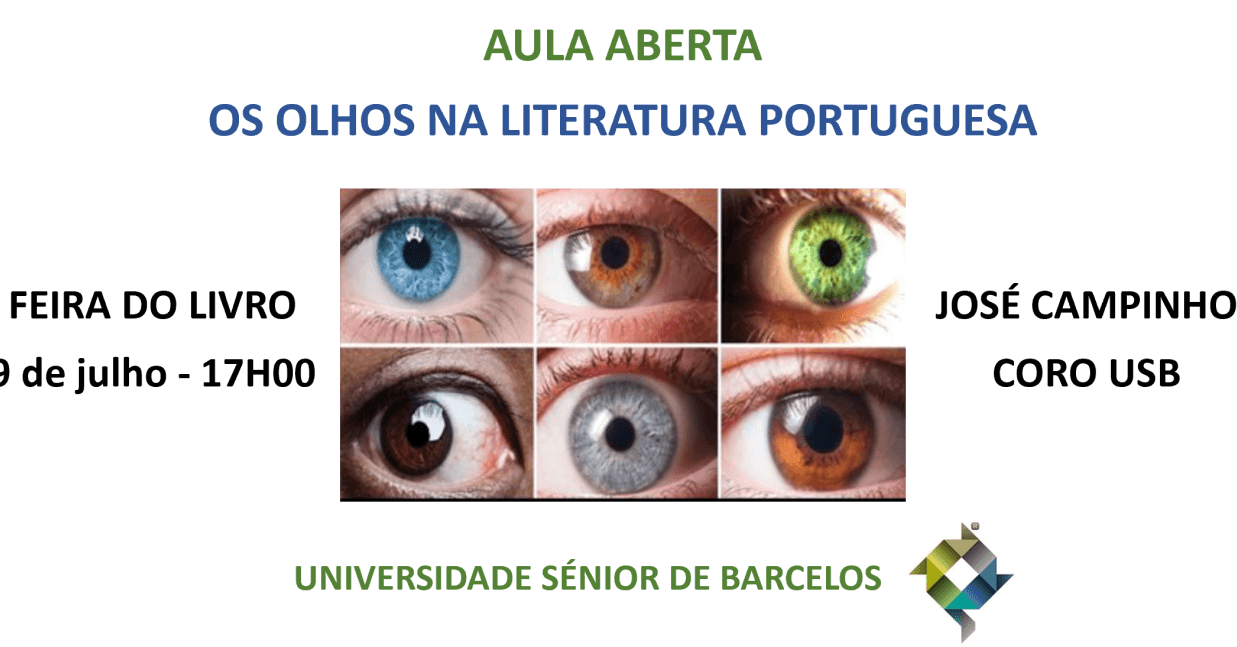Imagem de Capa do Evento Os olhos na literatura portuguesa
