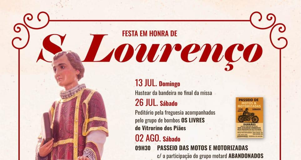 Imagem de Capa do Evento Festividades em Honra de S. Lourenço 