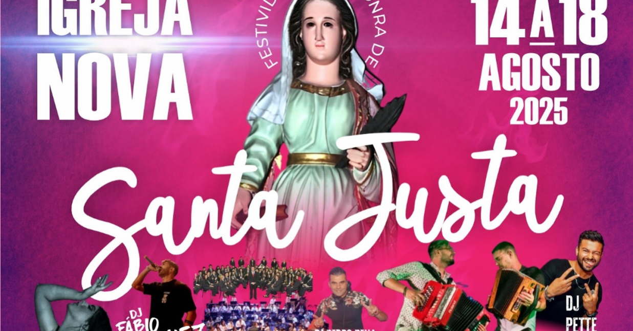 Imagem de Capa do Evento Festividades em Honra de Santa Justa 