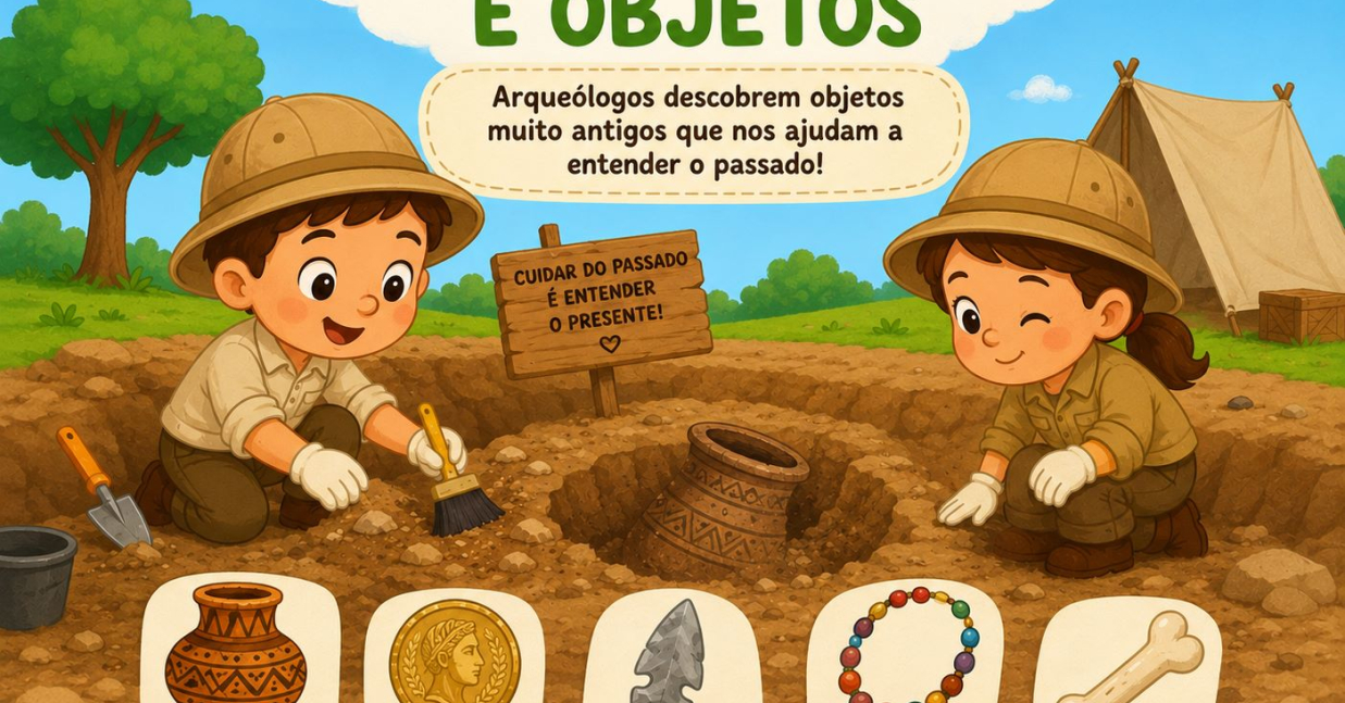 Imagem de Capa do Evento Arqueólogos e Objetos 