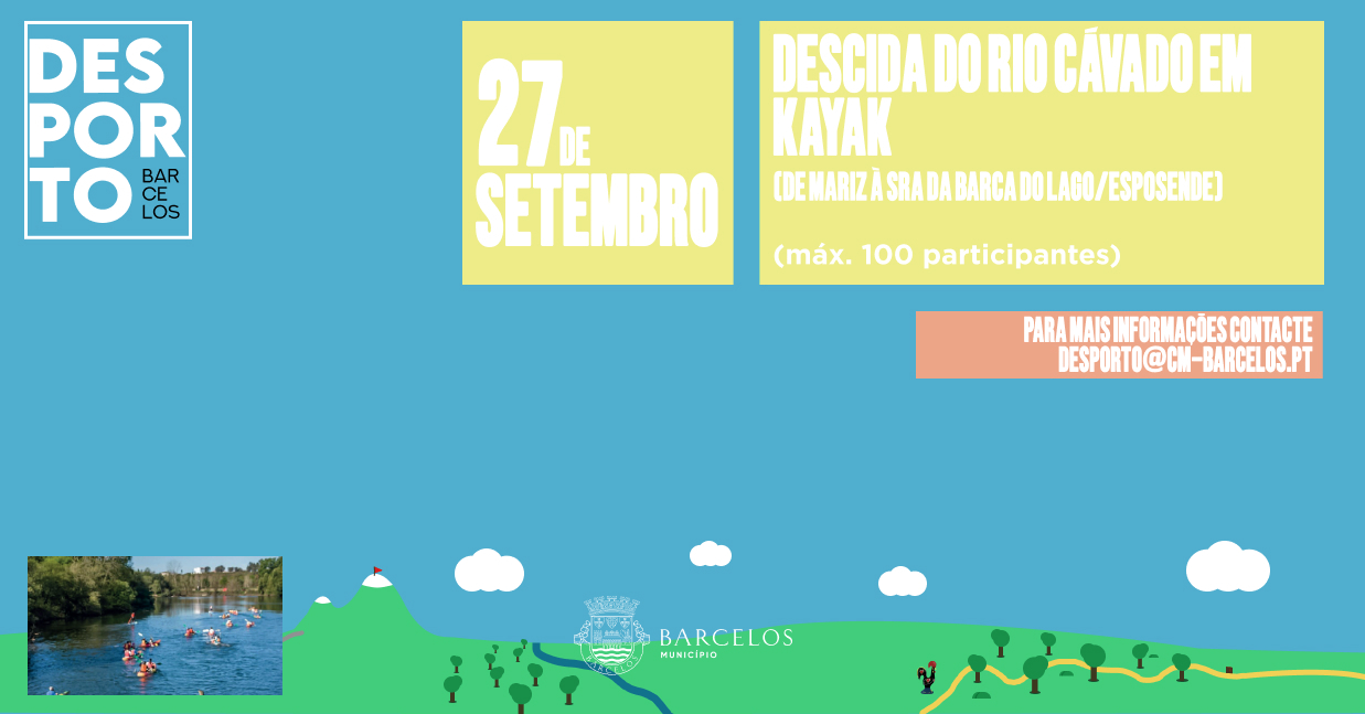Imagem de Capa do Evento Descida do rio Cávado em Kayak