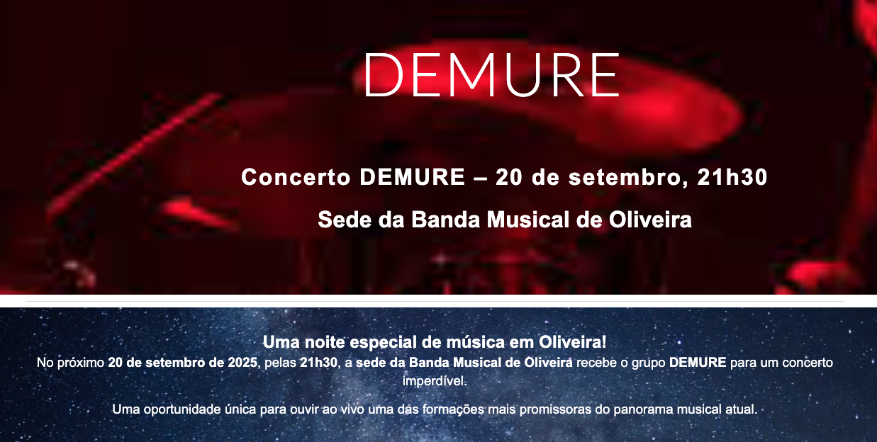 Imagem de Capa do Evento Concerto DEMURE 