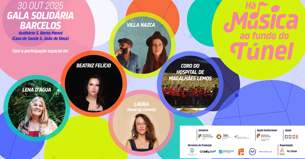 Imagem de Capa do Evento Gala Solidária “Há Música ao Fundo do Túnel”