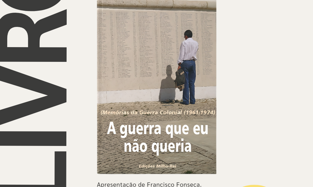 Imagem de Capa do Evento “A Guerra que Eu Não Queria”, de Mário Vieira