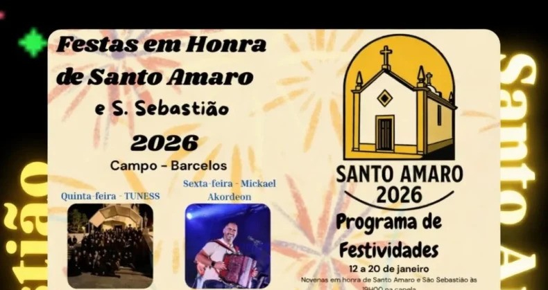 Imagem de Capa do Evento Festividades em Honra de Santo Amaro e S. Sebastião 