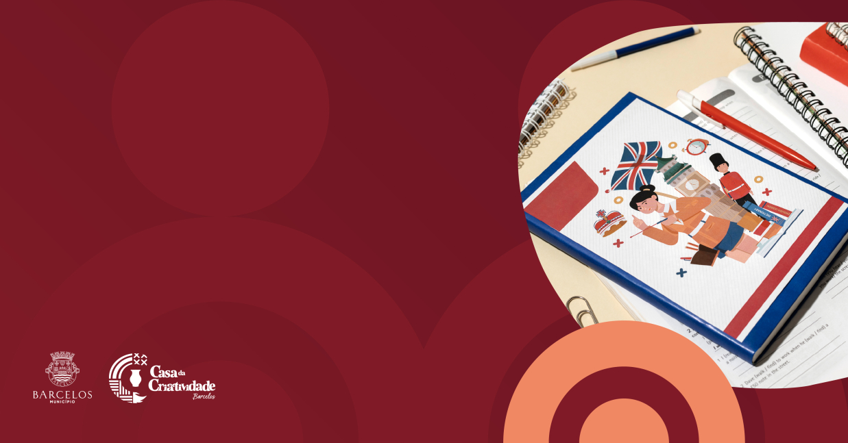 Imagem de Capa do Evento Workshop Formativo de Iniciação ao Inglês, com Eduarda Ferreira