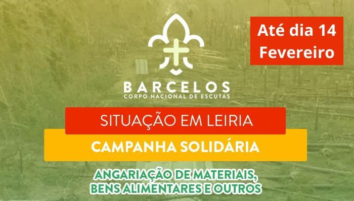 Imagem de Capa do Evento Campanha Solidária do Corpo Nacional de Escutas 