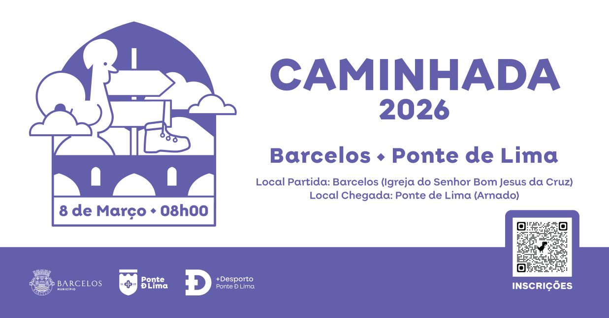 Imagem de Capa do Evento Caminhada Barcelos - Ponte de Lima pelos Caminhos de Santiago