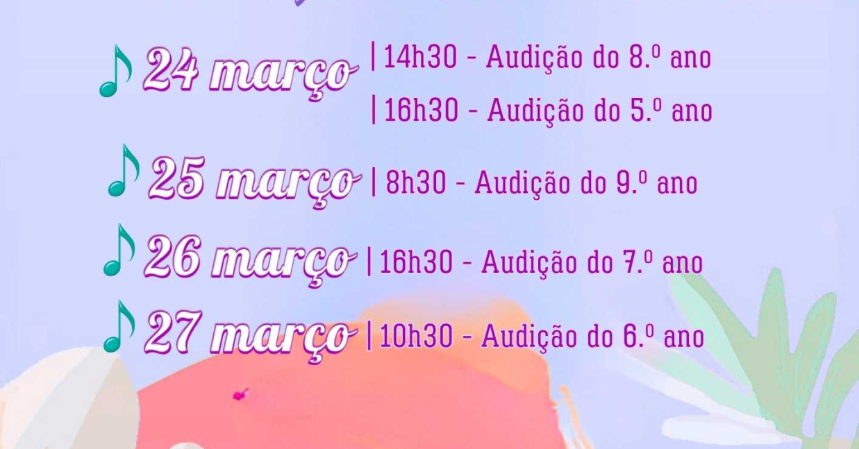 Imagem de Capa do Evento Audições de Turma de Vale Tamel