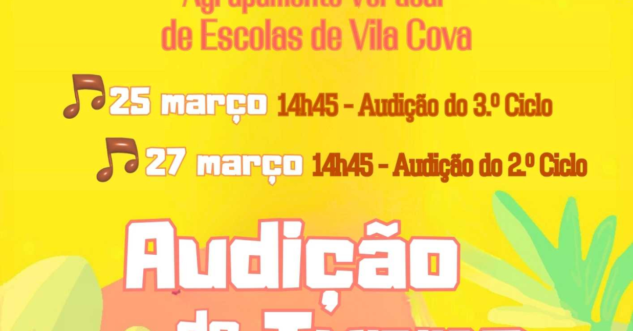 Imagem de Capa do Evento Audições de Turma - Vila Cova