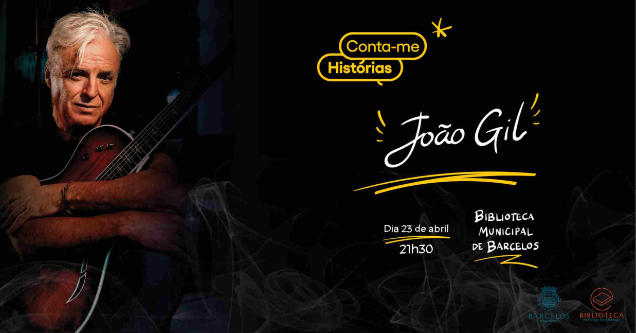 Imagem de Capa do Evento “Conta-me Histórias” com João Gil