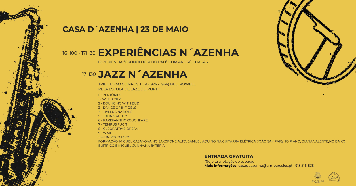 Imagem de Capa do Evento Experiências n´Azenha | Cronologia do Pão