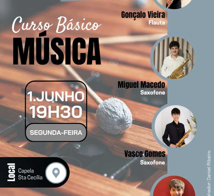 Imagem de Capa do Evento Recitais Finais | Saxofone, Flauta e Percussão