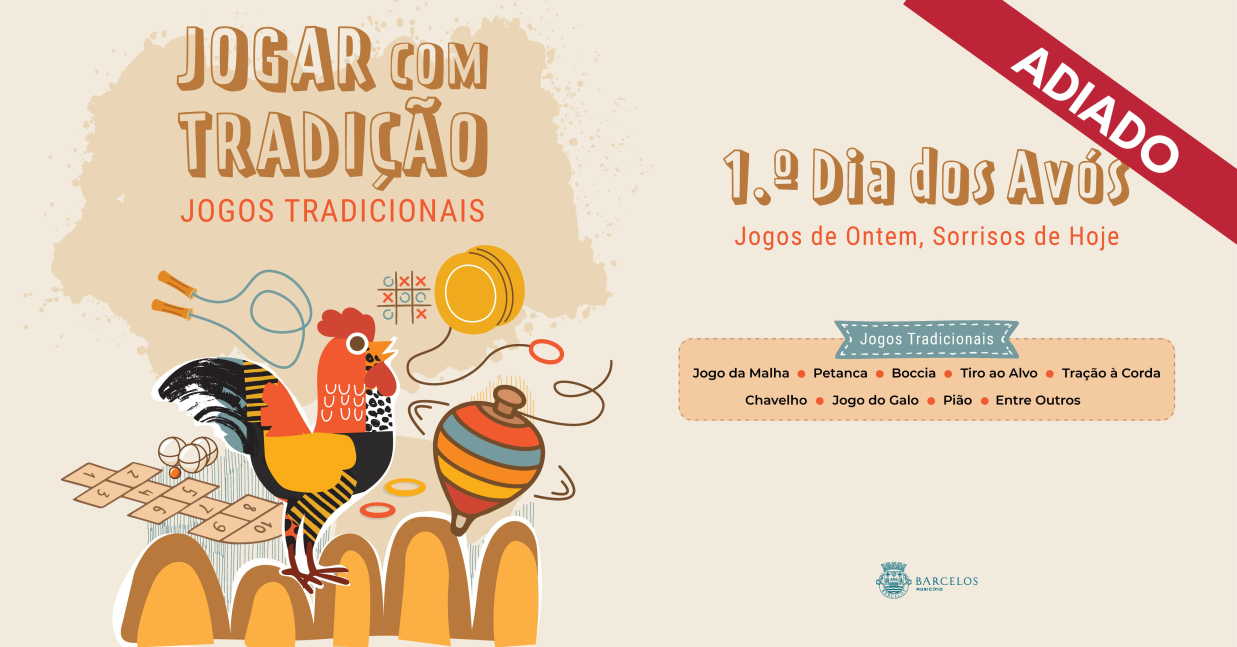 Imagem de Capa do Evento 1.º Dia dos Avós - Jogos de Ontem, Sorrisos de Hoje