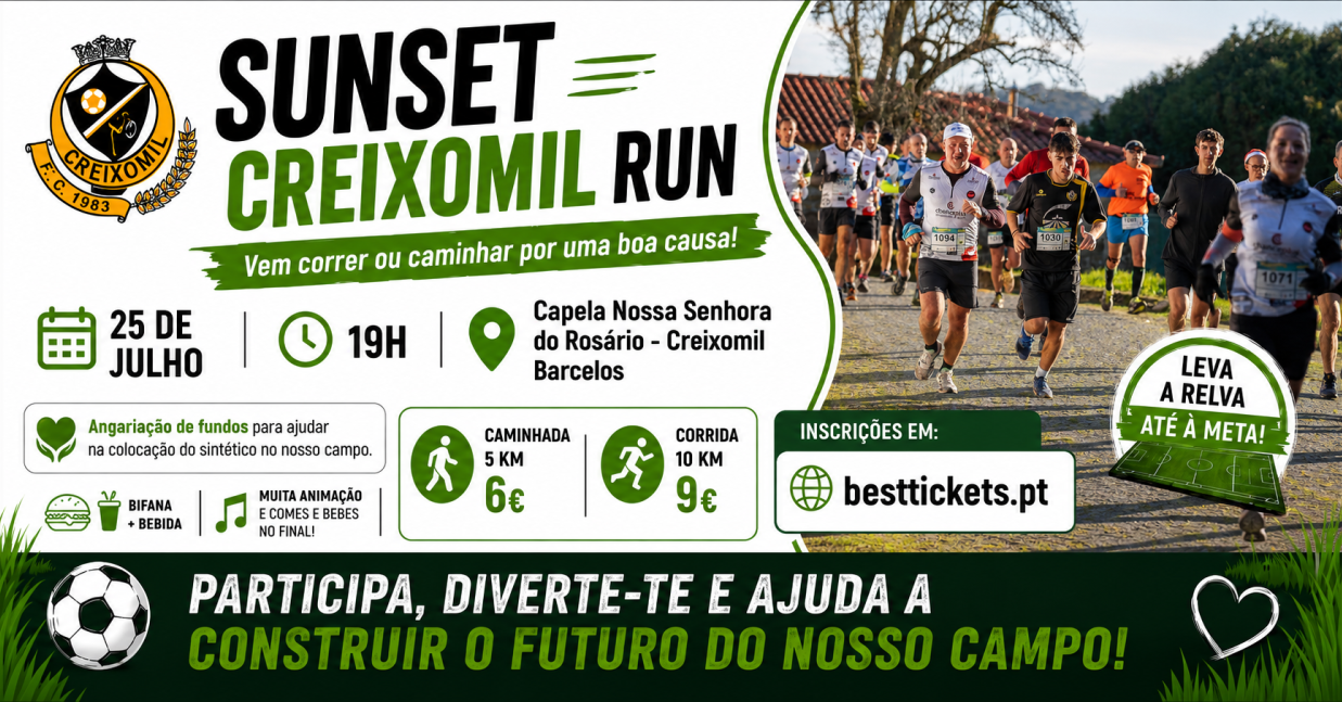 Imagem de Capa do Evento Sunset Creixomil Run