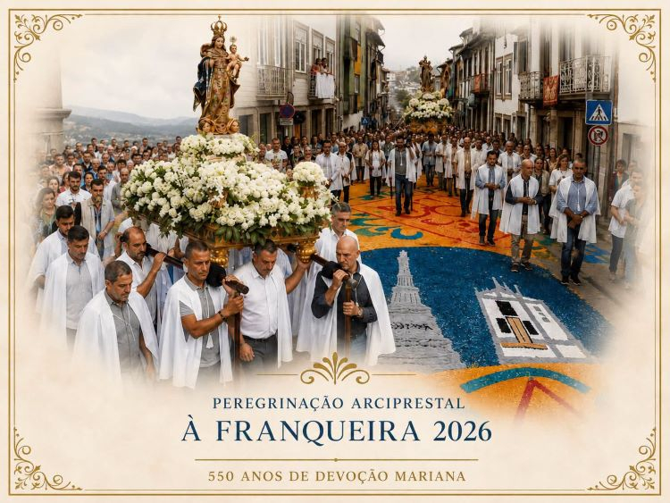 Imagem de Capa do Evento Peregrinação Arciprestal à Franqueira (Barcelos)