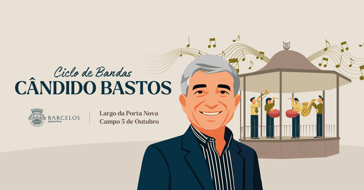 Imagem de Capa do Evento Ciclo de Bandas Cândido Bastos - 13 de setembro - Banda musical de Vilela