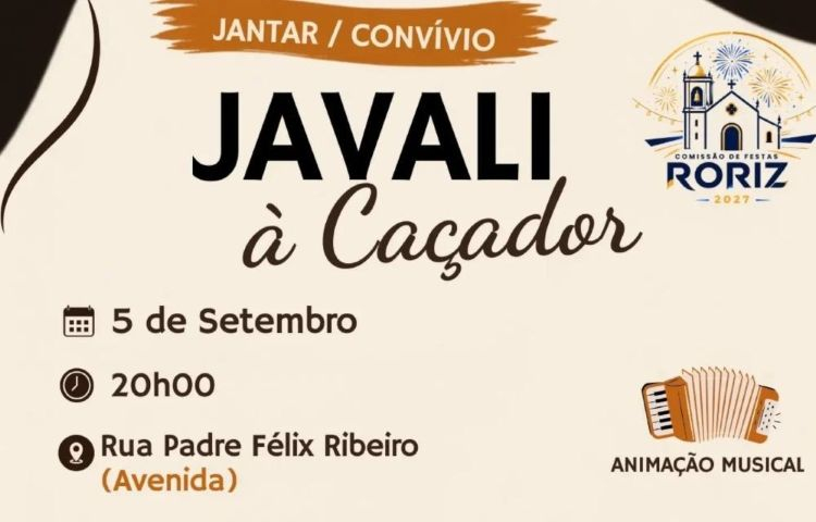 Imagem de Capa do Evento Javali à Caçador (Roriz- Barcelos)