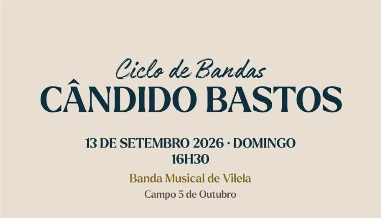 Imagem de Capa do Evento Ciclo de Bandas Cândido Bastos