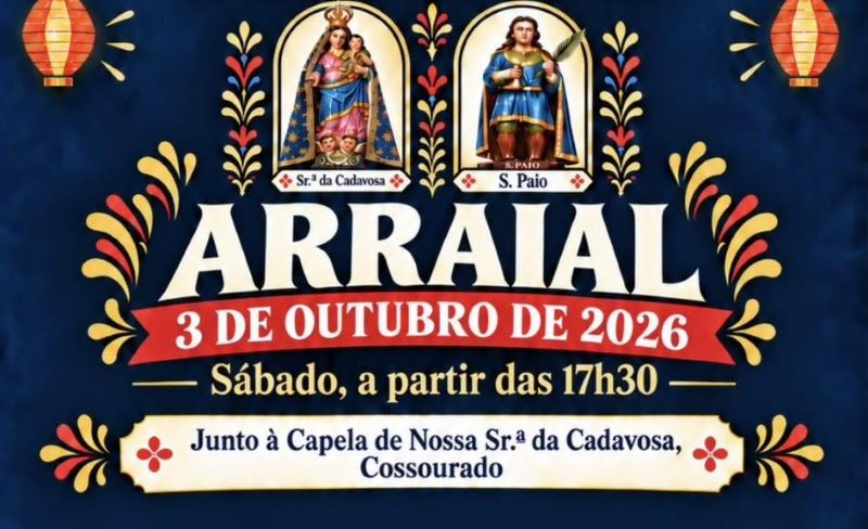 Imagem de Capa do Evento Arraial | Comissão de Festas da Sra. Cadavosa