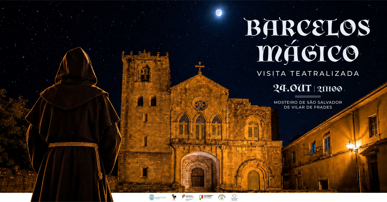 Imagem de Capa do Evento Visita Teatralizada ao Mosteiro de Areias de Vilar - 