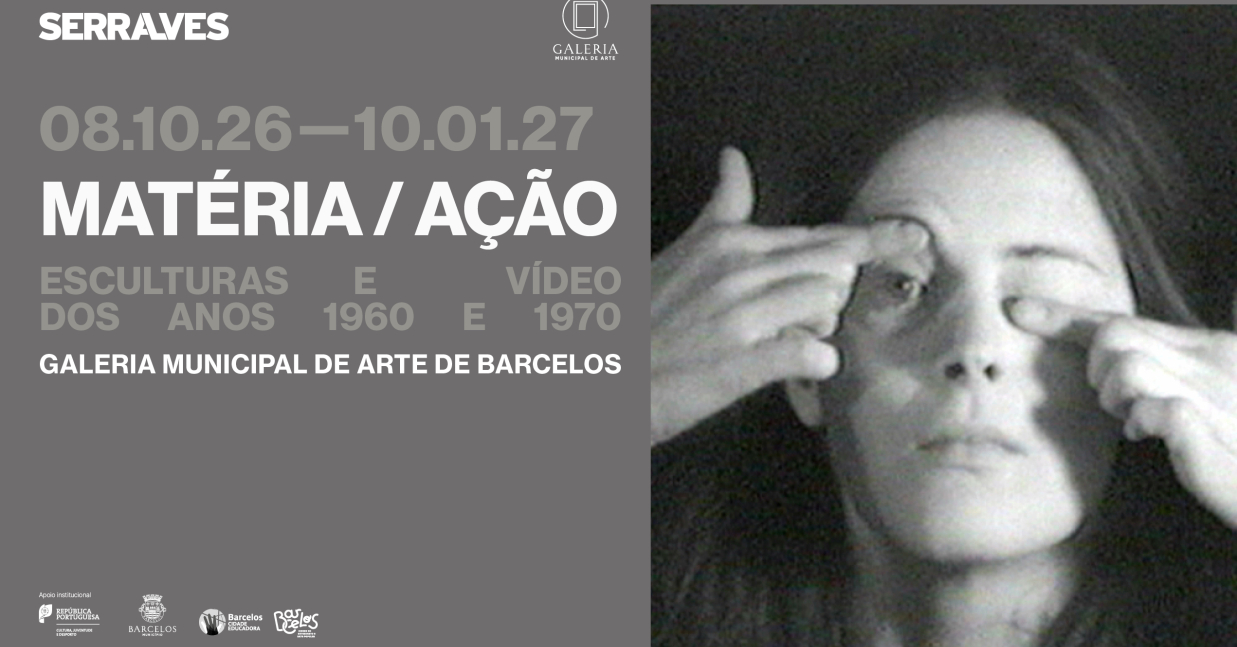 Imagem de Capa do Evento Exposição “Matéria / Ação – Escultura e Vídeo dos Anos 1960 e 1970”