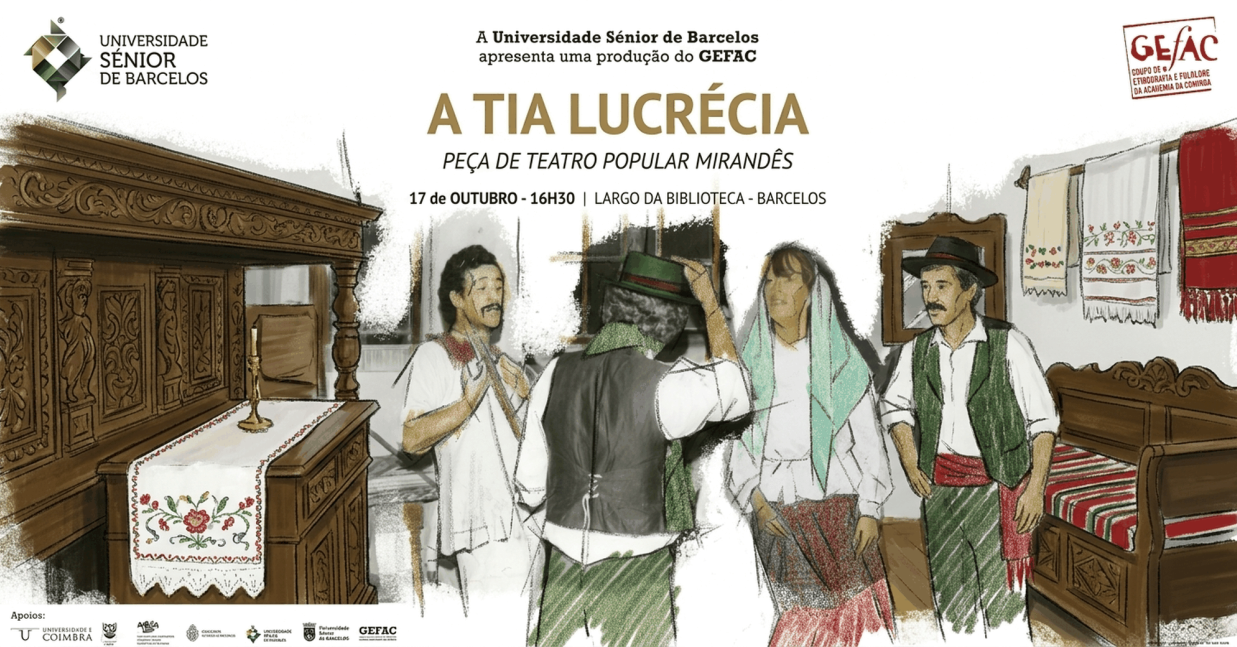 Imagem de Capa do Evento Teatro Popular Mirandês – «A Tia Lucrécia»