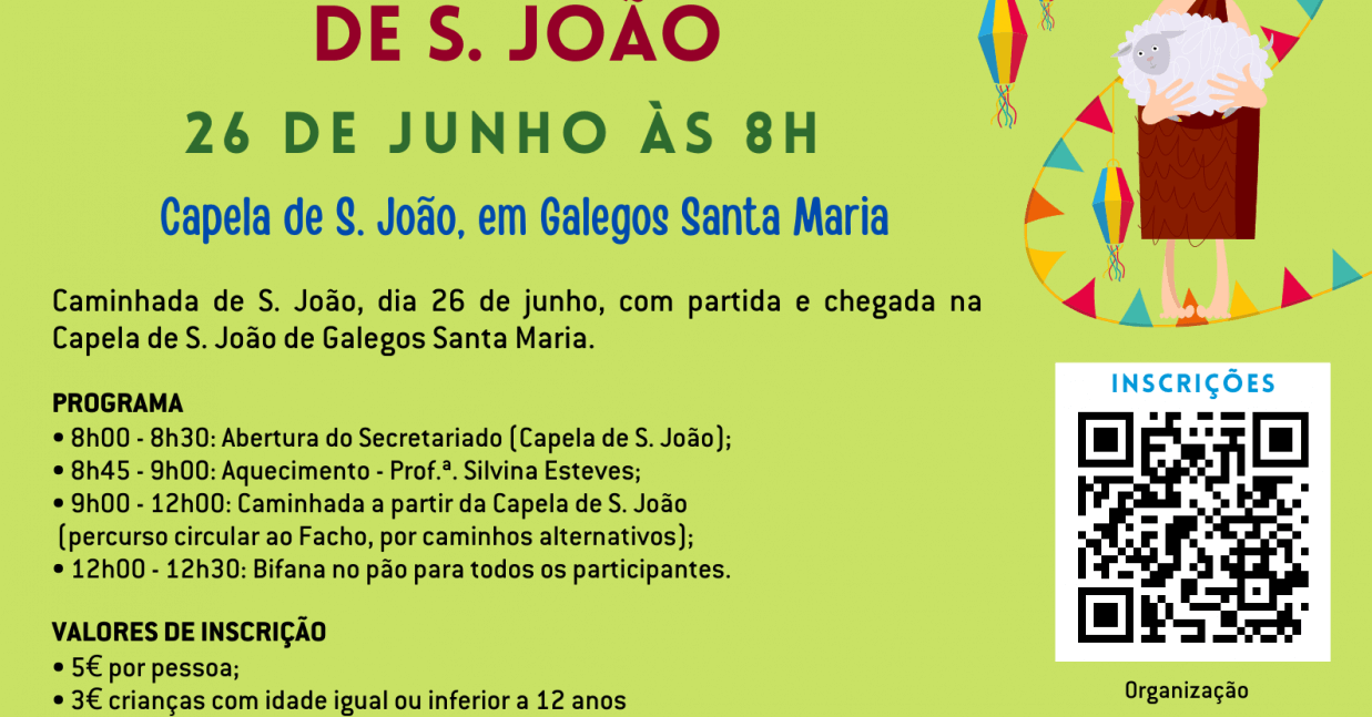 Imagem de Capa do Evento Caminhada de S. João 
