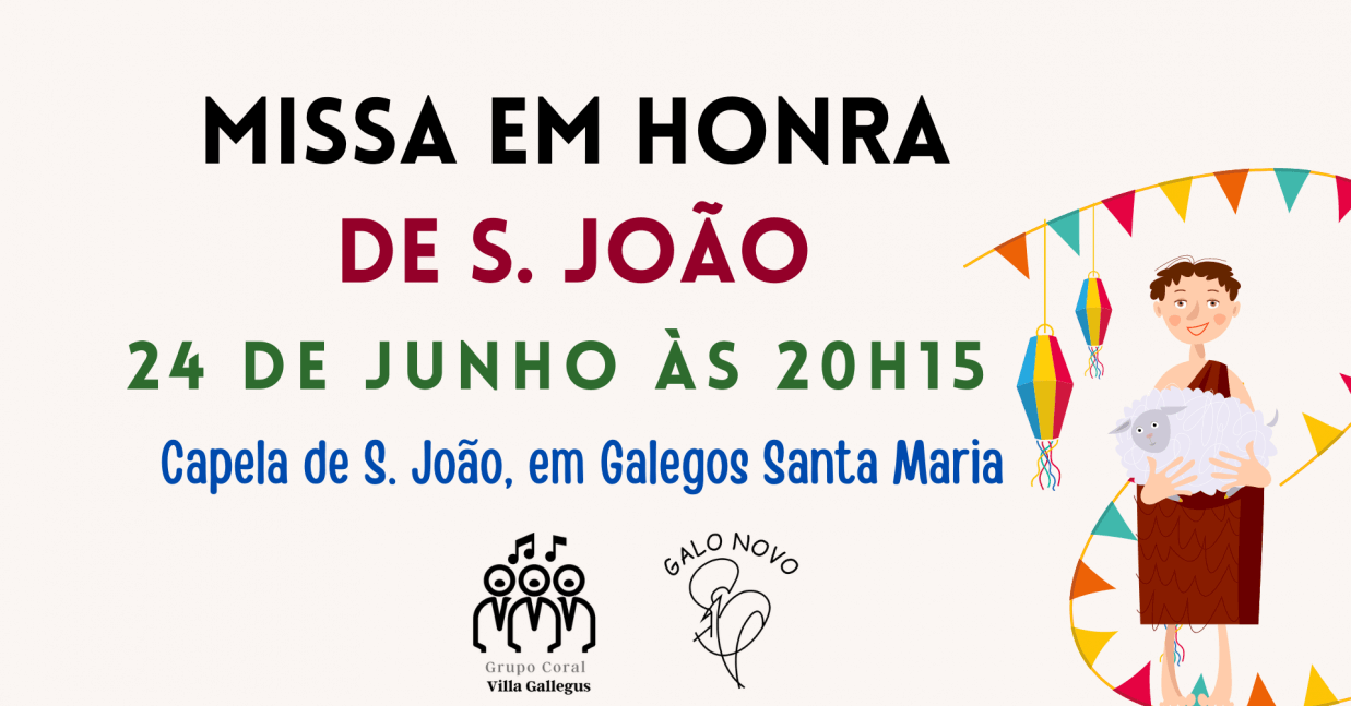 Imagem de Capa do Evento Missa em Honra de S. João