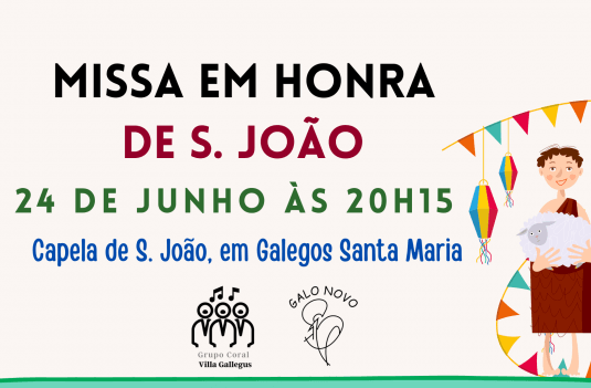 Imagem de Capa do Evento Missa em Honra de S. João