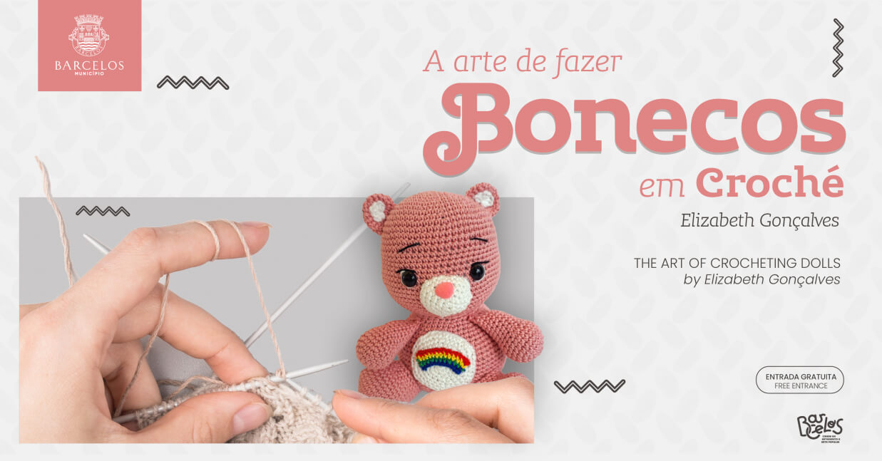Imagem de Capa do Evento A arte de fazer bonecos em croché por Elizabeth Gonçalves