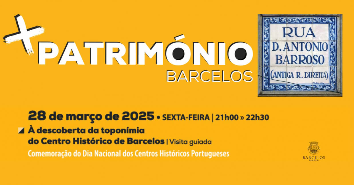 Imagem de Capa do Evento À descoberta da toponímia do Centro Histórico de Barcelos