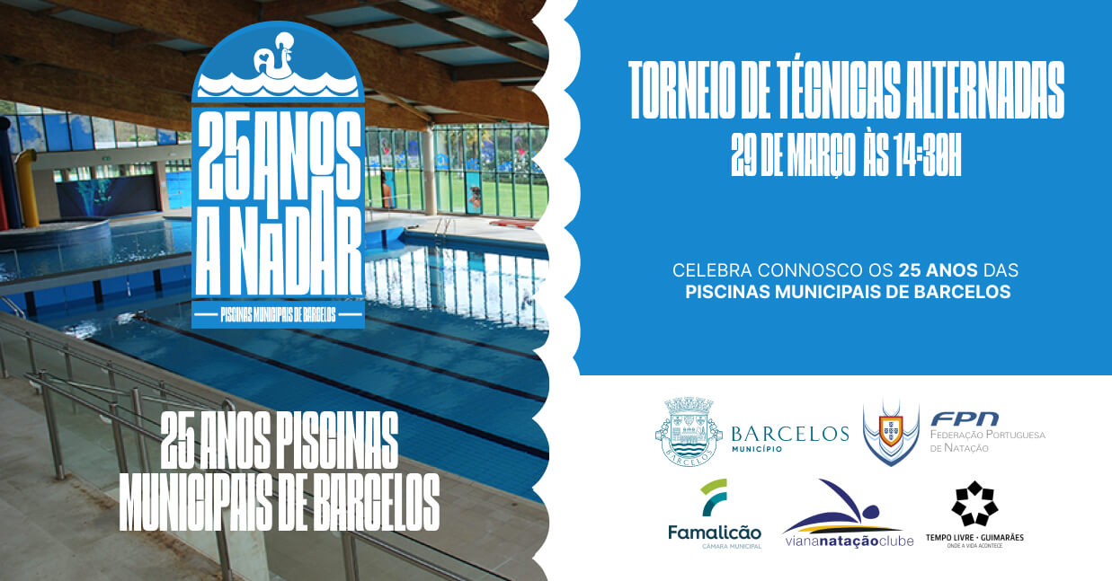 Imagem de Capa do Evento 25 Anos a Nadar - Torneio de Técnicas Alternadas 